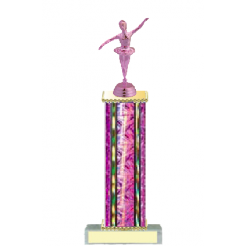 Trophies - Trophy Style D #PINK Dance Ballerina
